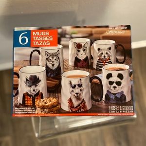 Animal coffee mugs NEW